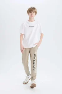 DeFacto Printed Sweatpants with Elastic Waist Boy - Image 2