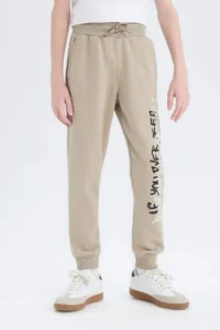 DeFacto Printed Sweatpants with Elastic Waist Boy - Image 4