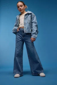 DeFacto Girls' Cotton denim Jacket - Image 2