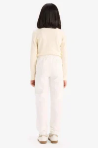 DeFacto Elastic Waist Printed Jogger Sweatpants Girls - Image 6