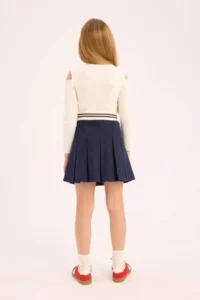 DeFacto pleated Gabardine Skirt Girls' - Image 7