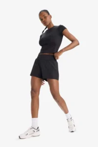 DeFacto Elastic Waist Weaving Shorts - Image 2