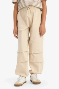 DeFacto Parachute Jogger Hem Pants Girls' - Image 4
