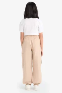 DeFacto Parachute Cargo Pocket Jogger Trousers Girls - Image 6