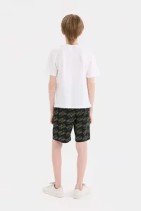 DeFacto 100% Cotton Xbox Printed Elastic Waist Pajama Set for Boy - Image 7