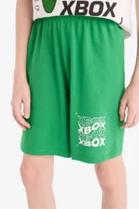 DeFacto 100% Cotton Xbox Printed Elastic Waist Pajama Set for Boy - Image 7