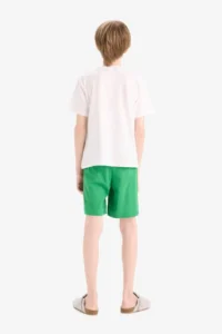 DeFacto 100% Cotton Xbox Printed Elastic Waist Pajama Set for Boy - Image 8
