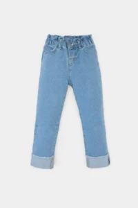DeFacto Duble Hem Jeans Pants Baby Girl - Image 2