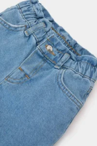DeFacto Duble Hem Jeans Pants Baby Girl - Image 3