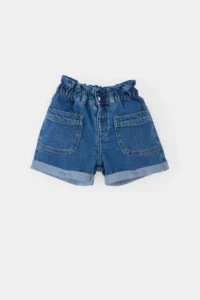 DeFacto Paperbag Jeans Shorts Baby Girl - Image 2
