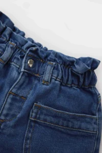 DeFacto Paperbag Jeans Shorts Baby Girl - Image 3