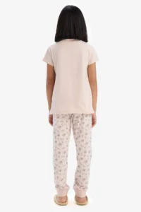 DeFacto 100% Cotton Anime Printed Pajama Set Girls - Image 7