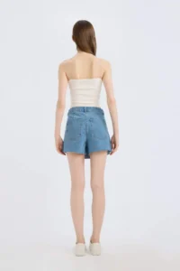 DeFacto High Waist Jeans Shorts Skirt - Image 6