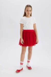 DeFacto pleated Rejection Skirt Girls'