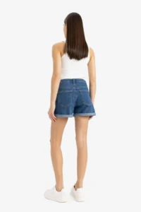 DeFacto High Waist skinny Leg Jeans Shorts - Image 8