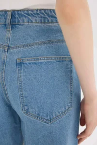 DeFacto High Waist Jeans Bermuda Shorts - Image 5