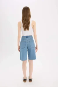 DeFacto High Waist Jeans Bermuda Shorts - Image 6