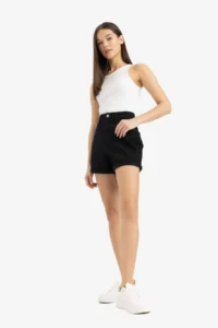 DeFacto Black Women Shorts E0926AX/NM40 - Image 2
