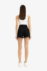 DeFacto Black Women Shorts E0926AX/NM40 - Image 7