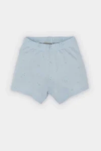 DeFacto Baby Boy Pajama Set Printed Short Sleeve Combed Cotton Top with Elastic Waist Shorts - Image 2