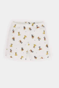 DeFacto 100% Cotton Disney Mickey & Minnie Elastic Waist Pajama Set for Baby Boy - Image 2