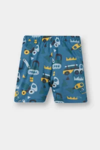 DeFacto 100% Cotton Vehicle Printed Elastic Waist 4-Piece Pajama Set for Baby Boy - Image 7
