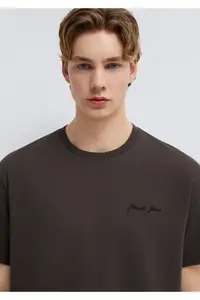 Mavi Koyu Kahve Men T-Shirt m0612733-70219 - Image 7