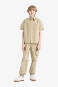 DeFacto Cargo Pocket Jogger Trousers Boy Child