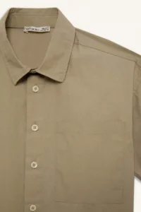 DeFacto Oversize Wide Fit Polo Collar Parachute Short Sleeve Shirt Boy - Image 8