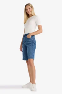 DeFacto High Waist Jeans Blue Women Capri E1615AX/NM28 - Image 3