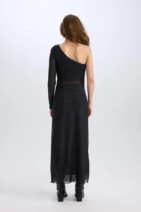 DeFacto A Cut High Waist Tulle Maxi Skirt - Image 7