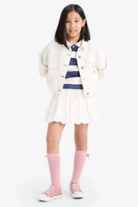 DeFacto Girls' denim Jacket - Image 3