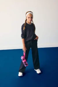 DeFacto Girl's Elastic Waist Wide Leg Sweatpants - Image 2