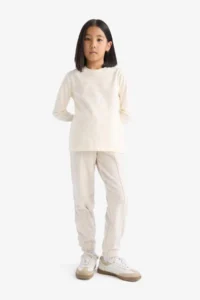 DeFacto Elastic Waist Sweatpants Girls' - Image 2
