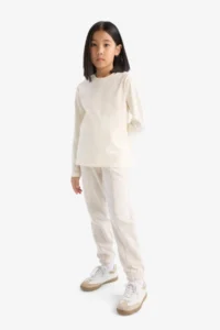 DeFacto Elastic Waist Sweatpants Girls' - Image 3