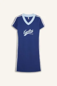 DeFacto V-Neck Printed Short Sleeve Summer Dress Girl - Image 8