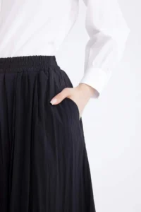 DeFacto A Cut Normal Waist Basic Straight Flared Maxi Skirt - Image 6
