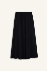 DeFacto A Cut Normal Waist Basic Straight Flared Maxi Skirt - Image 8