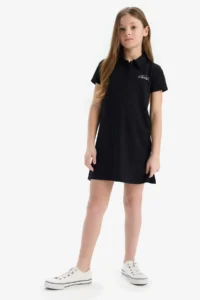 DeFacto Black Girls' Dress E2646A8/BK81 - Image 2