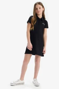 DeFacto Black Girls' Dress E2646A8/BK81 - Image 3