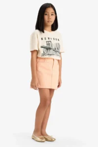 DeFacto Gabardine Skirt Girls' - Image 2