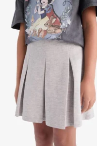 DeFacto Basic Plain Pleated Skirt Girls' - Image 4