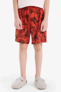 DeFacto 100% Cotton Marvel Comics Elastic Waist Pajama Set Boy - Image 6
