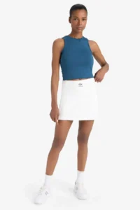 DeFacto NBA Los Angeles Lakers Mini Skirt with Tights - Image 5