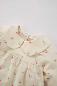 DeFacto Baby Collar Floral Twill Long Sleeve Shirt for Baby Girl - Image 2