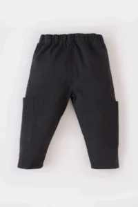 DeFacto Unisex Cargo Fit Elastic Waist Straight Leg Gabardine Trousers - Image 3