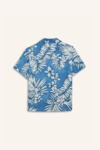 DeFacto Oversized Blue Boys' Shirt E2905A8/BE281 - Image 3