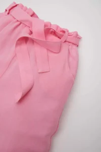 DeFacto Wide Leg Plain Hem Pants Baby Girl - Image 2