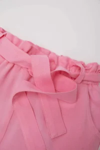 DeFacto Wide Leg Plain Hem Pants Baby Girl - Image 3