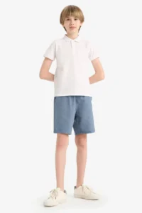 DeFacto Elastic Waist Shorts Boys' - Image 3